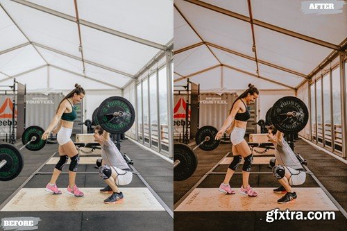 Fitness Lightroom Presets Dekstop and Mobile ZLSTQBN