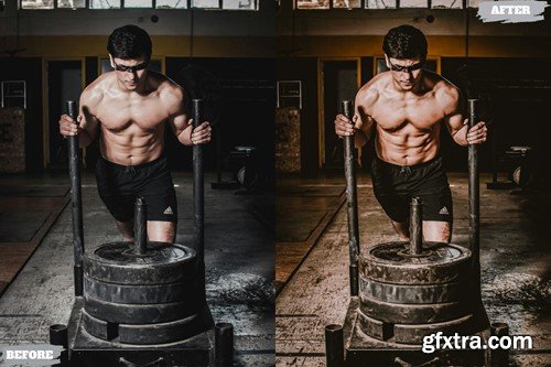 Fitness Lightroom Presets Dekstop and Mobile ZLSTQBN