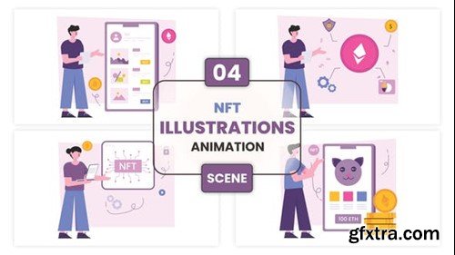 Videohive NFT Illustrations Animation Scene 53011295