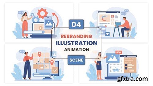 Videohive Rebranding Illustration Animation Scene 53011392