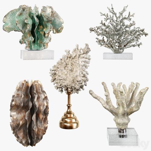 Sculptures of coral reef 01