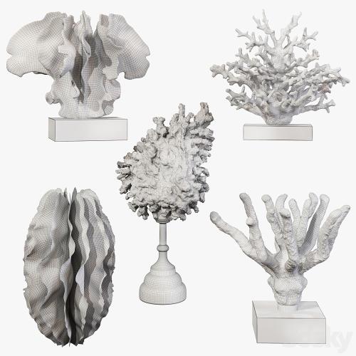 Sculptures of coral reef 01