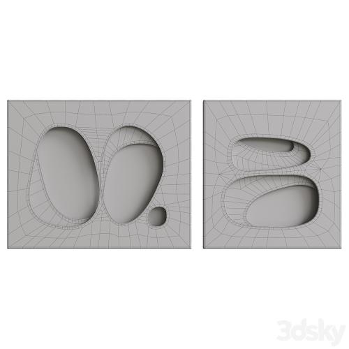 3DArt Relief2 in the style of spacialism