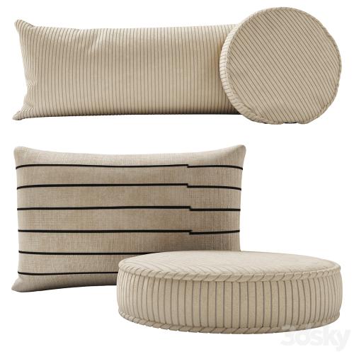 Crate and Barrel pillow set