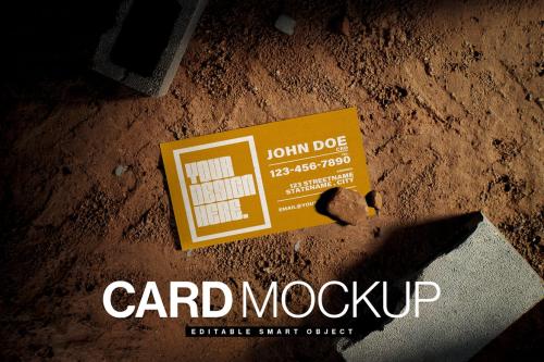 Business Card Mockup Template