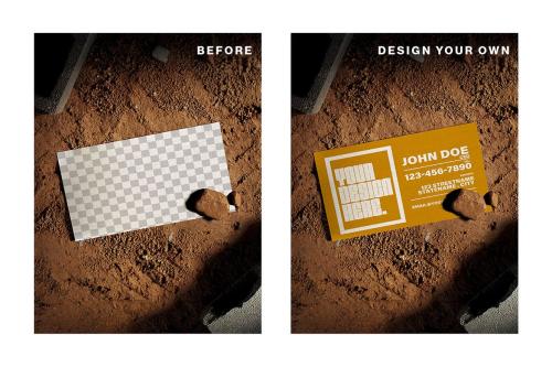 Business Card Mockup Template