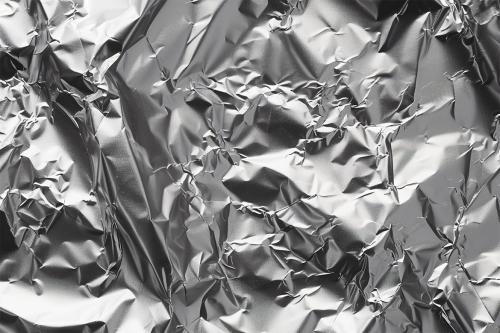 10 Crumpled Aluminum Foil Texture