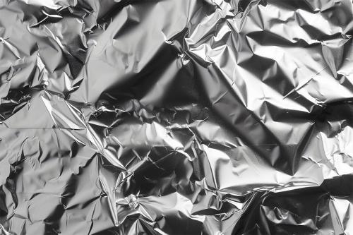 10 Crumpled Aluminum Foil Texture