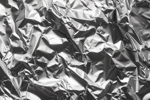 10 Crumpled Aluminum Foil Texture