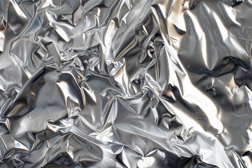 10 Crumpled Aluminum Foil Texture