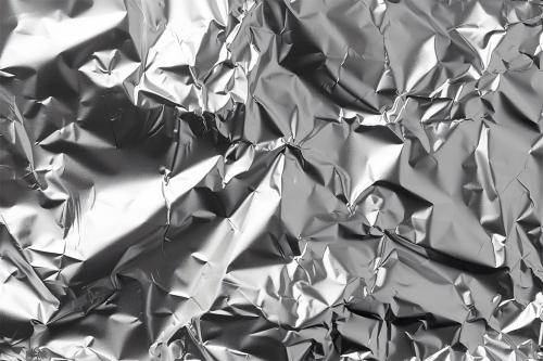 10 Crumpled Aluminum Foil Texture