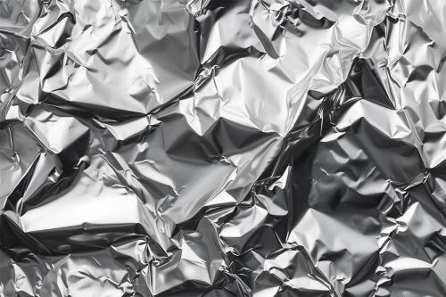 10 Crumpled Aluminum Foil Texture