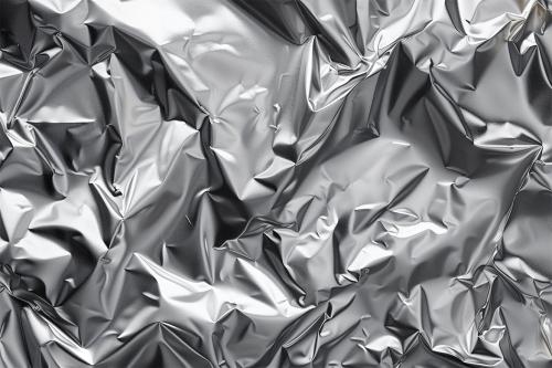 10 Crumpled Aluminum Foil Texture