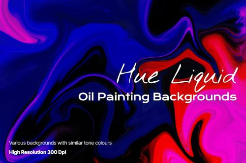 Hue Liquid Oil Painting Backgrounds
