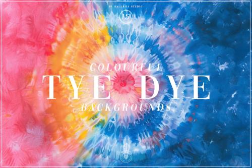 Colourful Tye Dye Backgrounds