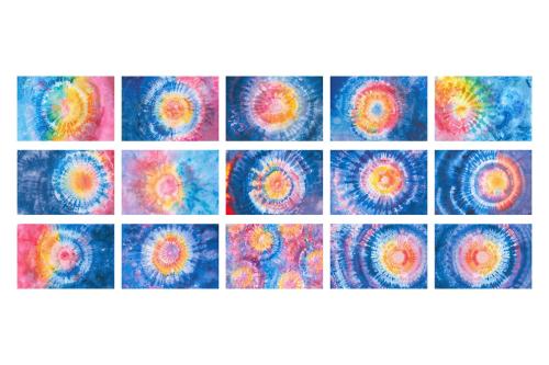 Colourful Tye Dye Backgrounds