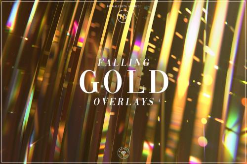 Falling Gold Overlays