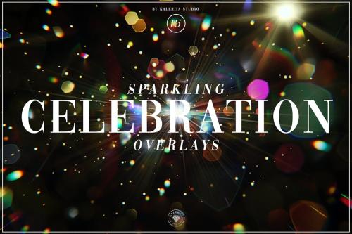 Sparkling Celebration Overlays