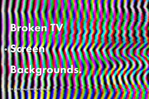 Broken TV Screen Backgrounds