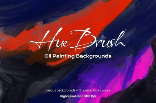 Hue Brush Oil Painting Backgrounds