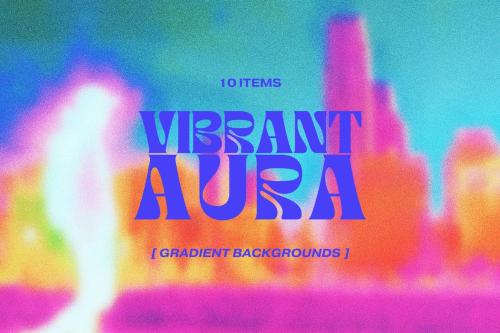 10 Vibrant Aura Gradient Textures