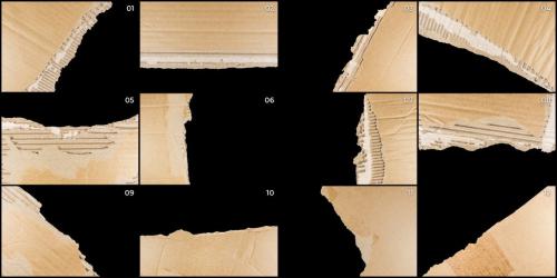 12 Torn Cardboard Textures