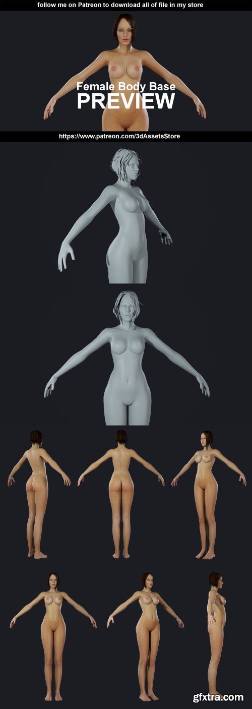 Character – Hero Female Body Base