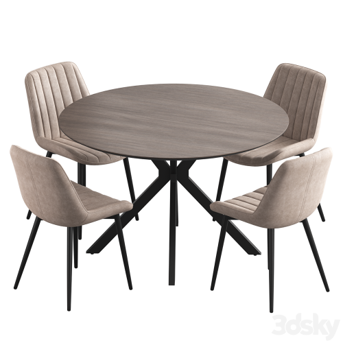 Ralf table Anant chair Dining set