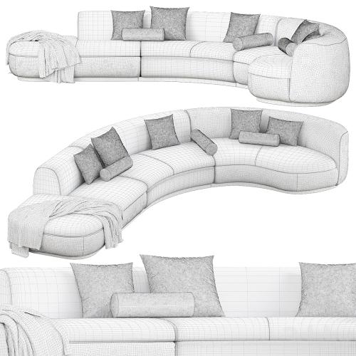 Baxter Piaf Sofa Set 3