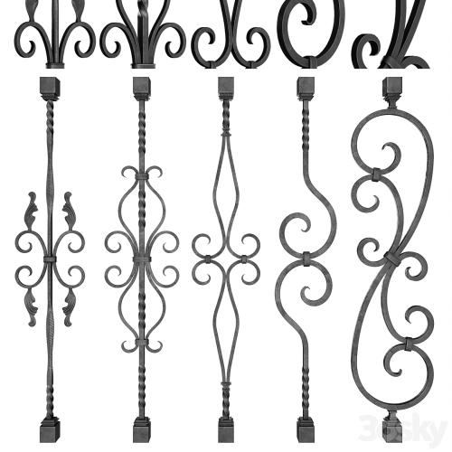 Wrought Iron Bundle No2 Railing