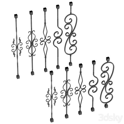 Wrought Iron Bundle No2 Railing