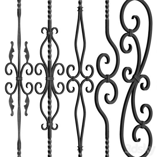 Wrought Iron Bundle No2 Railing