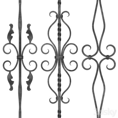 Wrought Iron Bundle No2 Railing