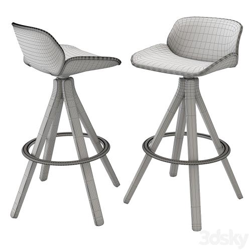 Bar Stool Nuez BQ2779 by Andreu World