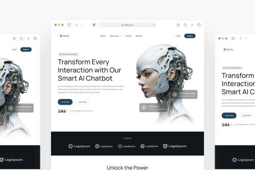 Botify - AI Chat Bot Landing Page