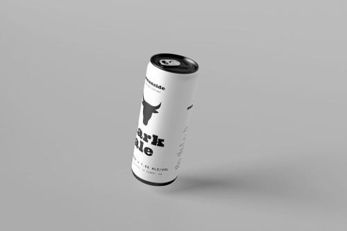 Soda Can Display Mockup