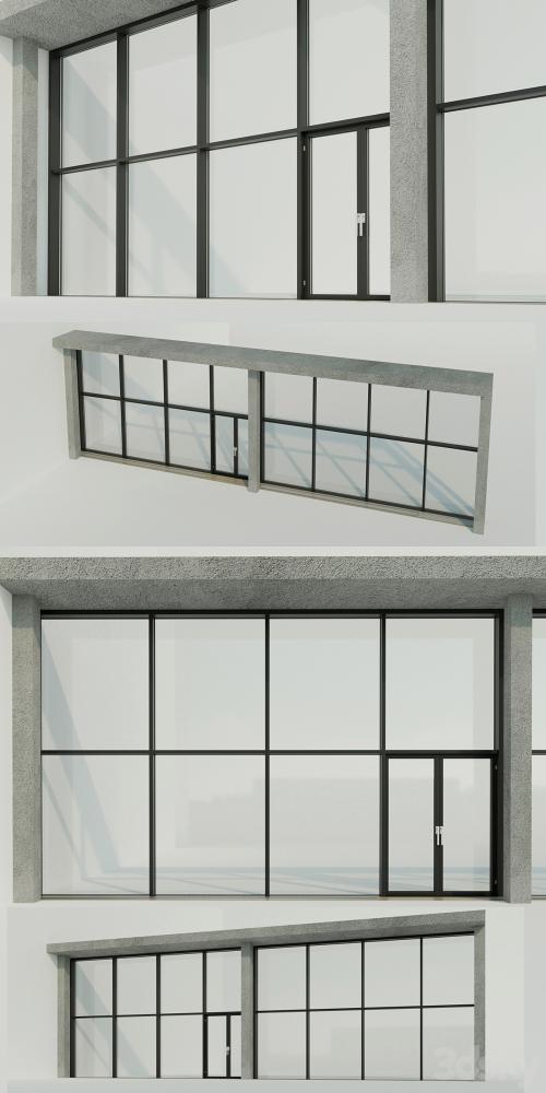 Panoramic windows. Stained glass.8