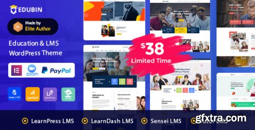 Themeforest - Edubin - Education WordPress Theme 24037792 v9.1.3 - Nulled