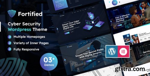 Themeforest - Fortified | IT &amp; Cyber Security WordPress Theme 51548386 v1.0 - Nulled