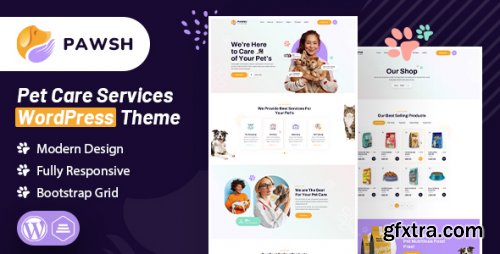 Themeforest - Pawsh | Pet Care Services WordPress Theme 51371973 v1.0 - Nulled