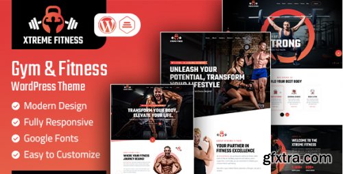 Themeforest - Xtreme Fitness | Gym &amp; Fitness WordPress Theme 51142587 v1.0 - Nulled