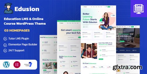 Themeforest - Edusion - Education LMS WordPress Theme 49120881 v1.4 - Nulled