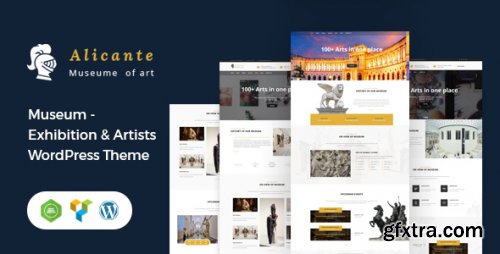 Themeforest - Alicante - Museum &amp; Exhibition WordPress Theme 19957064 v3.0 - Nulled