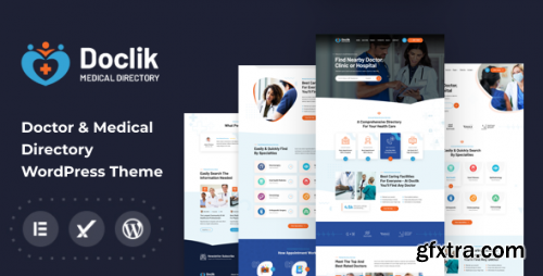 Themeforest - Doclik - Medical &amp; Clinic Directory WordPress Theme + RTL 45653287 v1.0.1 - Nulled