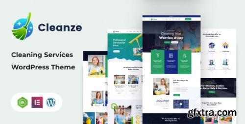 Themeforest - Cleanze - Cleaning Service WordPress Theme + RTL 46207820 v1.0.8 - Nulled