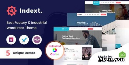 Themeforest - Indext - Industrial Business WordPress Theme + RTL 29712175 v2.3 - Nulled