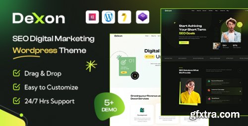 Themeforest - Dexon - SEO &amp; Digital Marketing WordPress Theme 48976445 v1.0.0 - Nulled