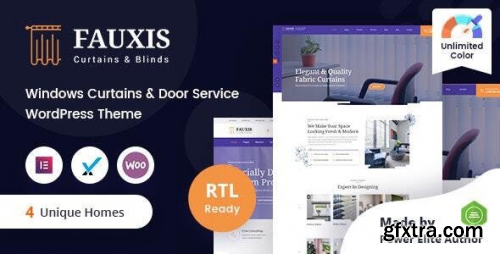 Themeforest - Fauxis - Windows Curtains WordPress Theme + RTL 31393169 v2.0.0 - Nulled