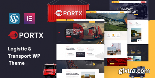 Themeforest - Portx - Logistics and Transportation WordPress Theme 46937668 v1.0.7 - Nulled