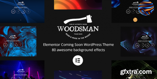Themeforest - Woodsman - Elementor Coming Soon WordPress Theme 20859611 v4.0.0 - Nulled